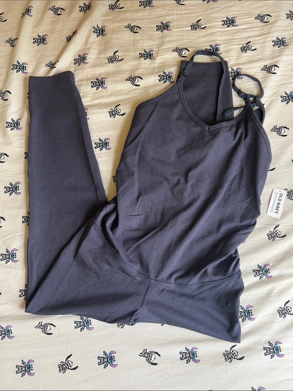 Old Navy Active Maternity/Nursing Powerchill 7/8 Jumpsuit